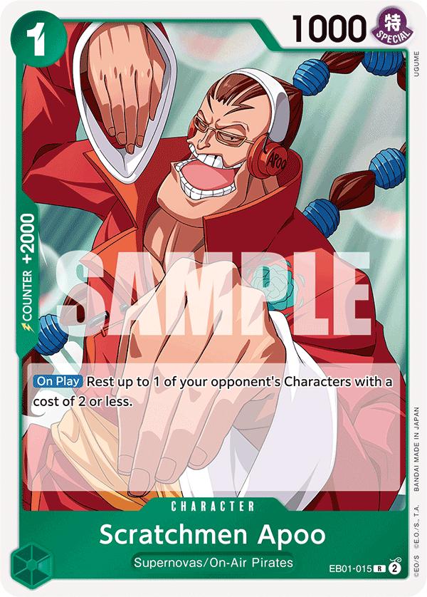Scratchmen Apoo, Extra Booster -Memorial Collection- (Japanese) #015 Pokémon card