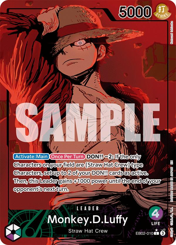 Monkey.D.Luffy, Extra Booster -Anime 25th Collection- #010 Pokémon card