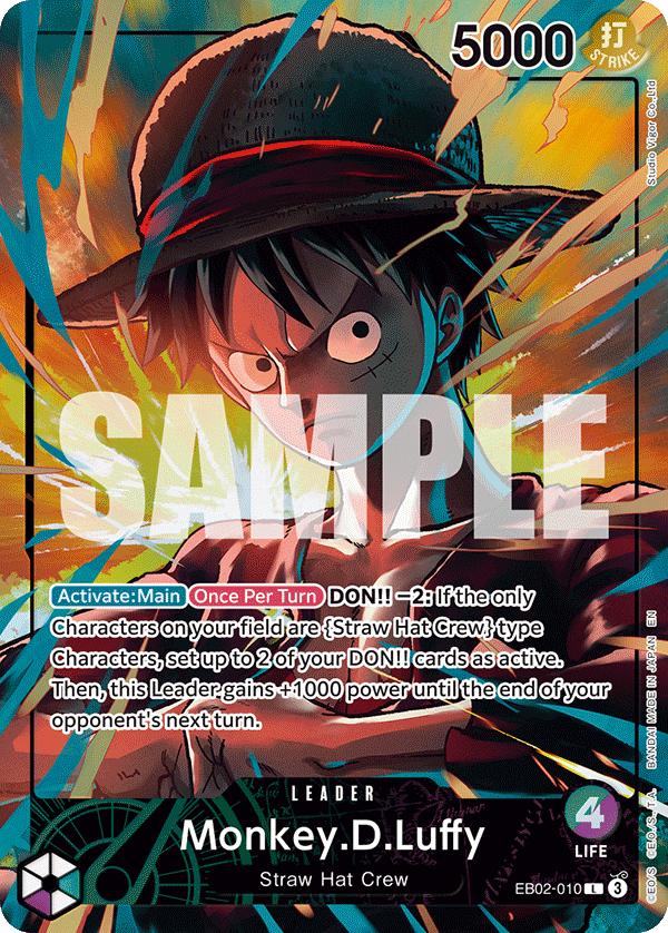 Monkey.D.Luffy, Extra Booster -Anime 25th Collection- #010 Pokémon card