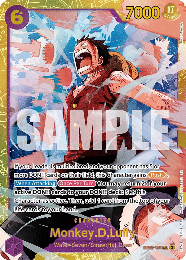 Monkey.D.Luffy, Extra Booster -Anime 25th Collection- #061 Pokémon card
