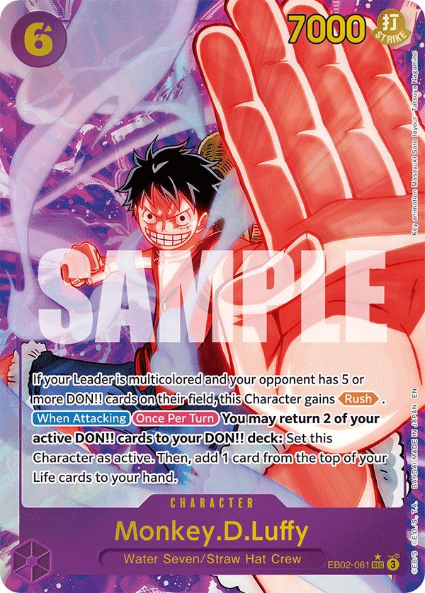 Monkey.D.Luffy, Extra Booster -Anime 25th Collection- #061 Pokémon card