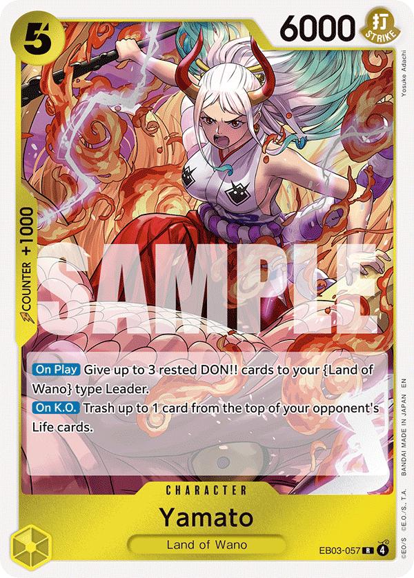 Yamato, Extra Booster -One Piece Heroines Edition- #057 Pokémon card