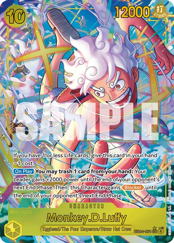 Monkey.D.Luffy, EB04 #061 Pokémon card