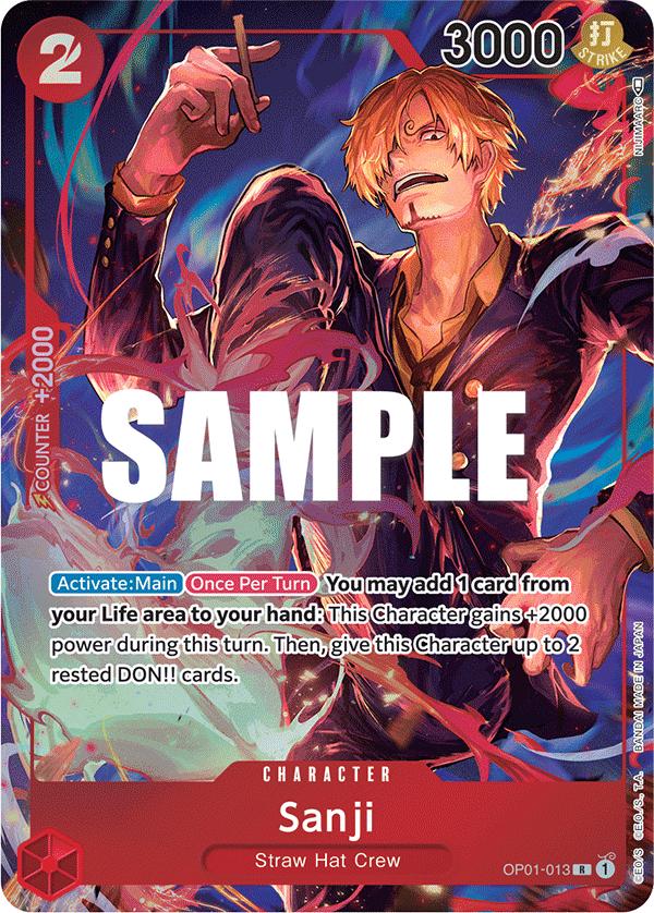 Sanji, Romance Dawn #013 Pokémon card