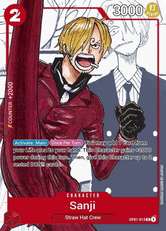 Sanji, Romance Dawn #013 Pokémon card