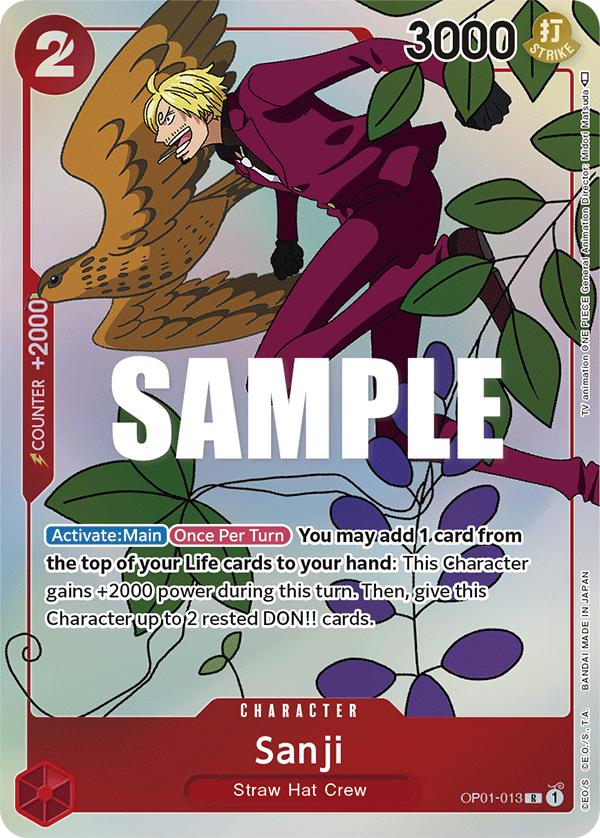 Sanji, Romance Dawn #013 Pokémon card
