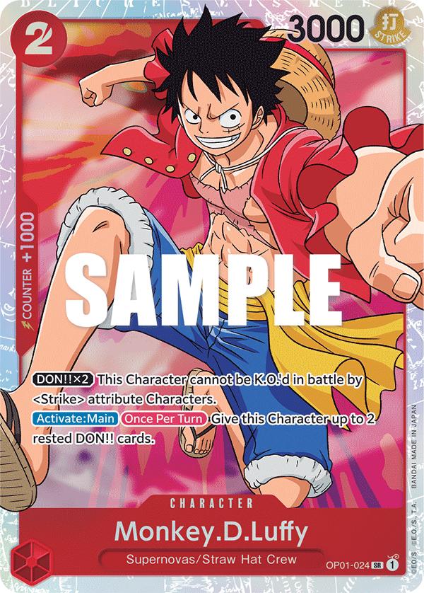 Monkey.D.Luffy, Romance Dawn (Japanese) #024 Pokémon card