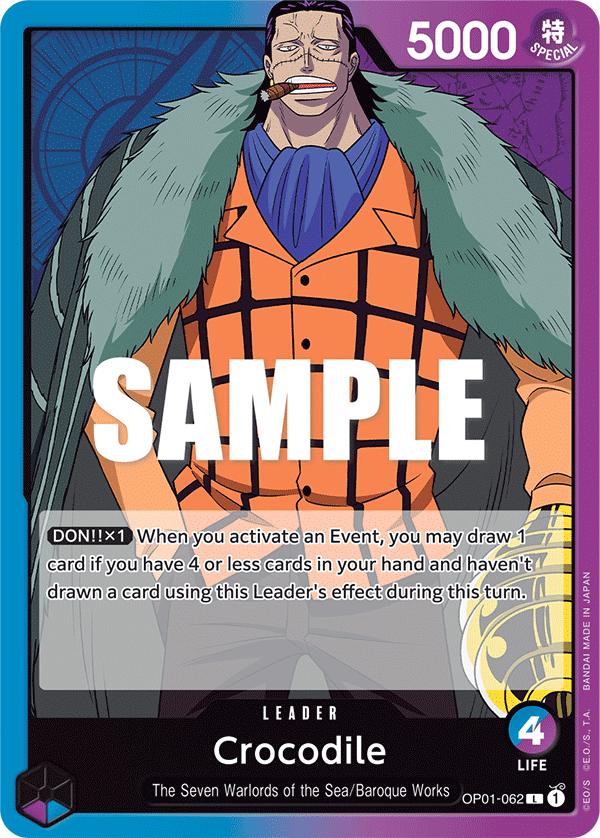 Crocodile, Romance Dawn (Japanese) #062 Pokémon card