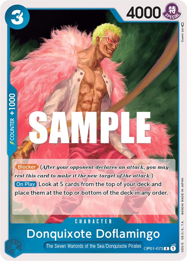 Donquixote Doflamingo, Romance Dawn #073 Pokémon card