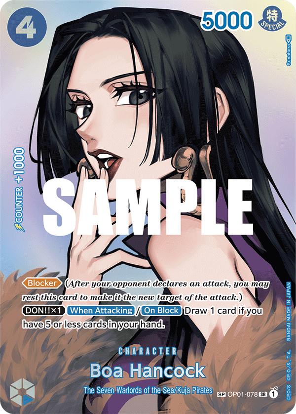 Boa Hancock, Romance Dawn #078 Pokémon card