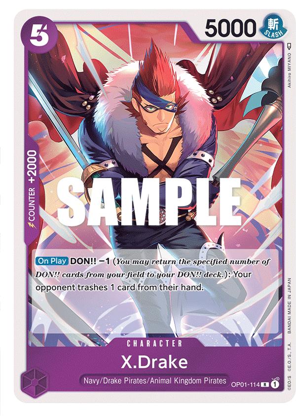 X.Drake, Romance Dawn (Japanese) #114 Pokémon card