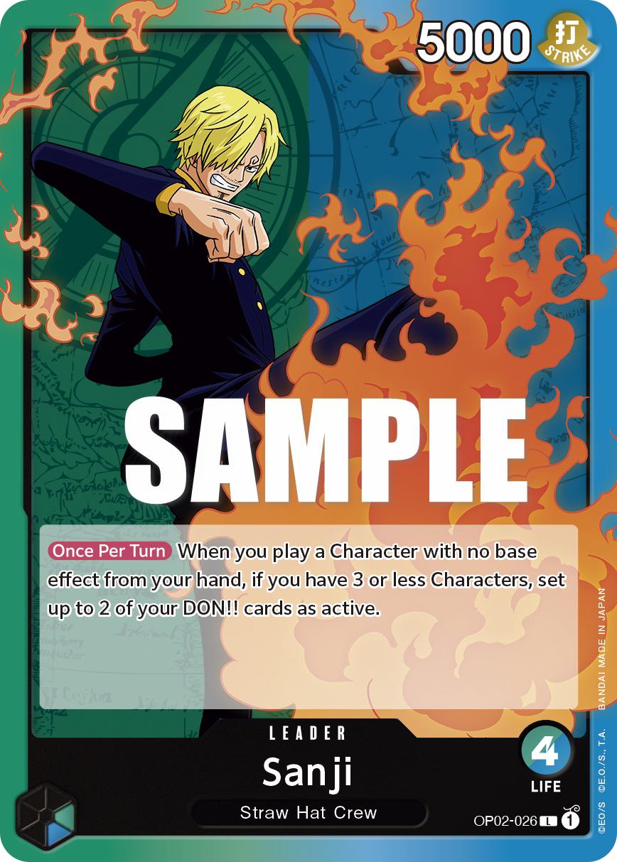 Sanji, Paramount War #026 Pokémon card