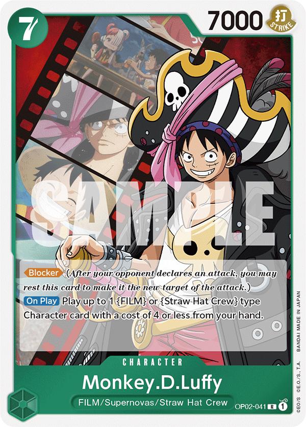 Monkey.D.Luffy, Paramount War #041 Pokémon card