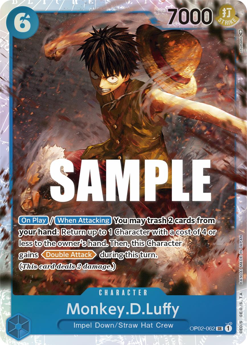 Monkey.D.Luffy, Paramount War #062 Pokémon card