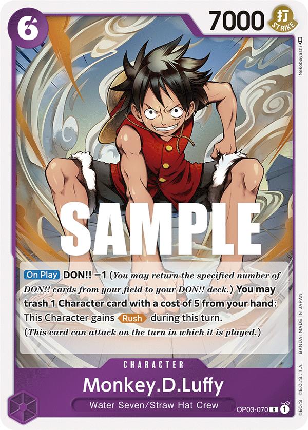Monkey.D.Luffy, Pillars of Strength (Japanese) #070 Pokémon card