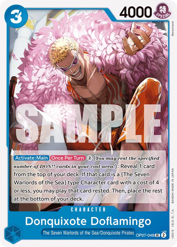 Donquixote Doflamingo, 500 Years in the Future #048 Pokémon card