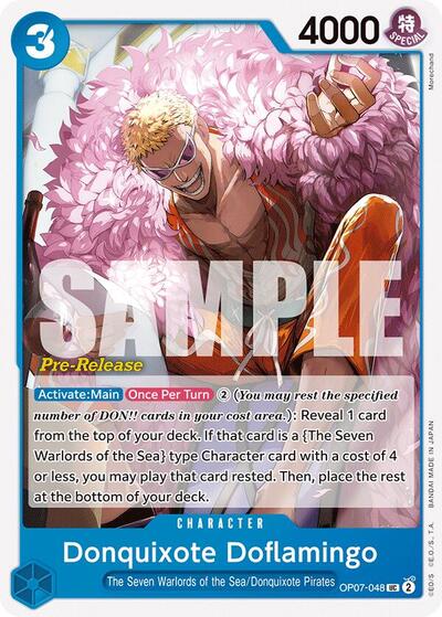 Donquixote Doflamingo, 500 Years in the Future #048 Pokémon card