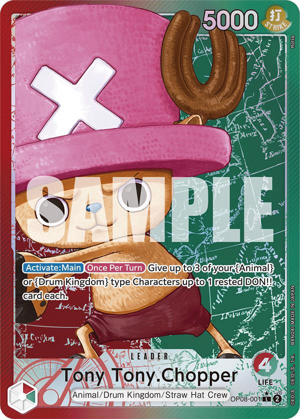 Tony Tony.Chopper , Two Legends #001 Pokémon card