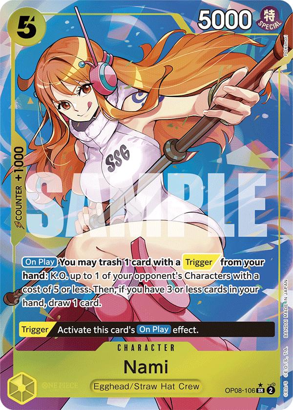 Nami , Two Legends #106 Pokémon card