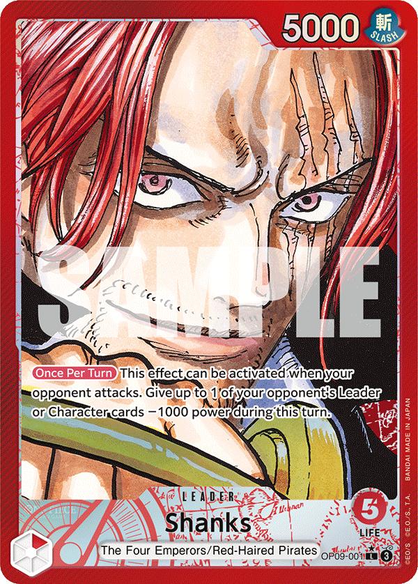 Shanks, Emperors in the New World #001 Pokémon card