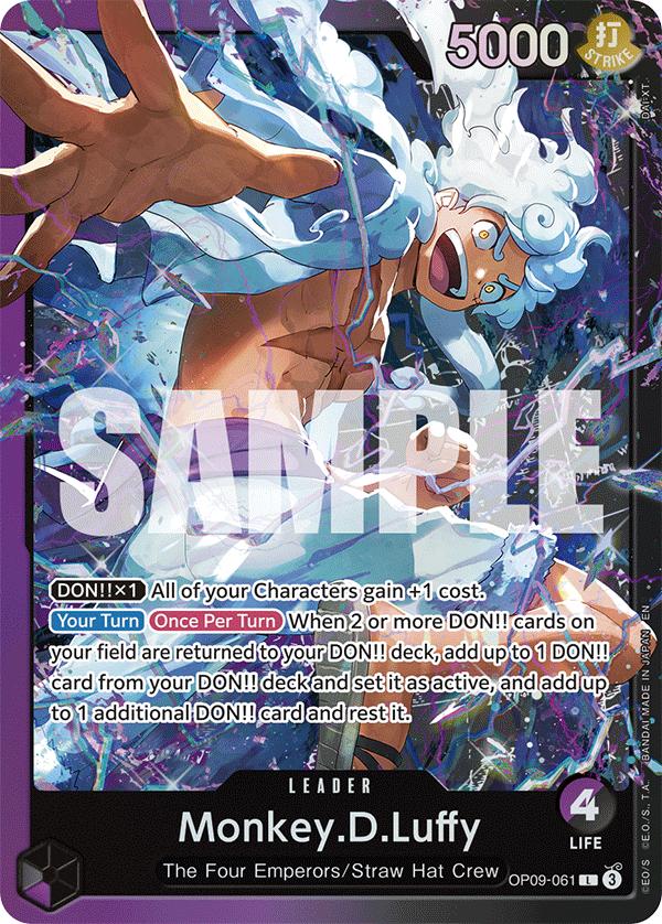 Monkey.D.Luffy, Emperors in the New World #061 Pokémon card