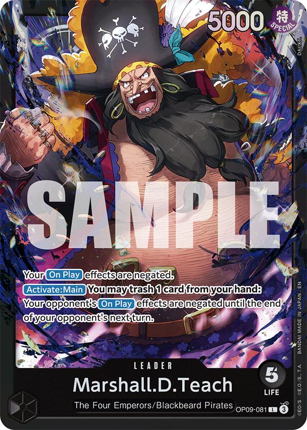 Marshall.D.Teach, Emperors in the New World #081 Pokémon card