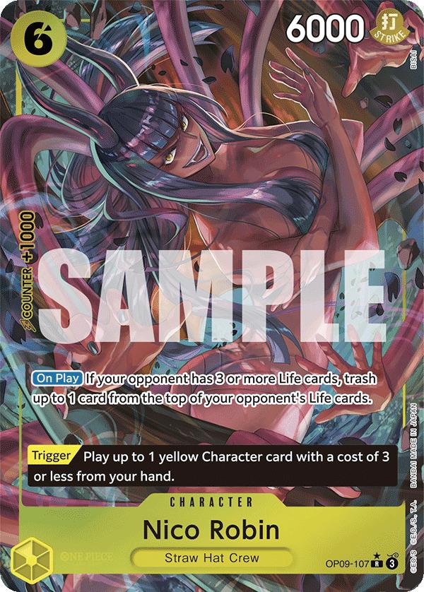 Nico Robin, Emperors in the New World #107 Pokémon card
