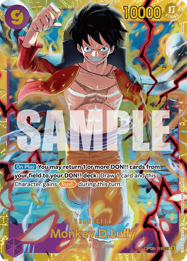 Monkey.D.Luffy, Emperors in the New World #119 Pokémon card