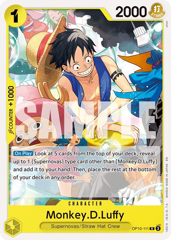 Monkey.D.Luffy, Royal Blood #111 Pokémon card