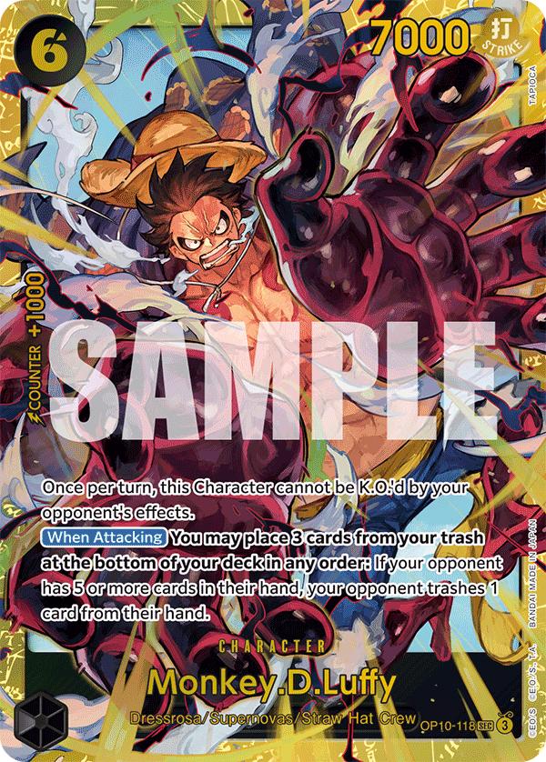 Monkey.D.Luffy, Royal Blood #118 Pokémon card