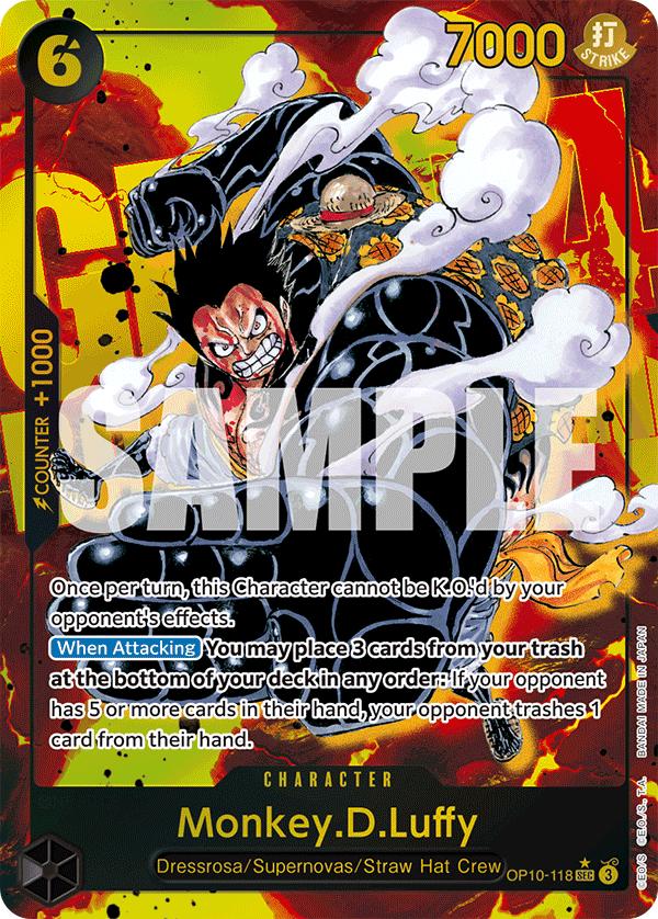 Monkey.D.Luffy, Royal Blood #118 Pokémon card