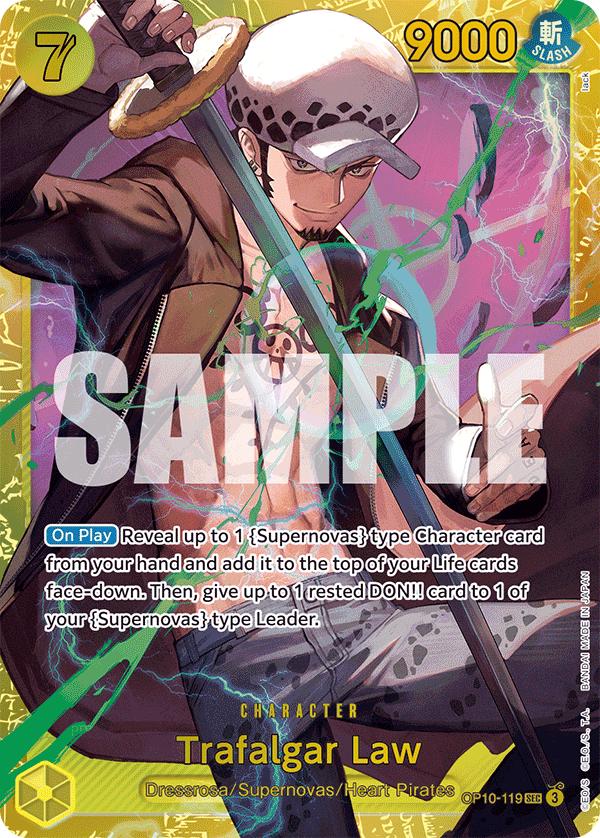 Trafalgar Law, Royal Blood #119 Pokémon card