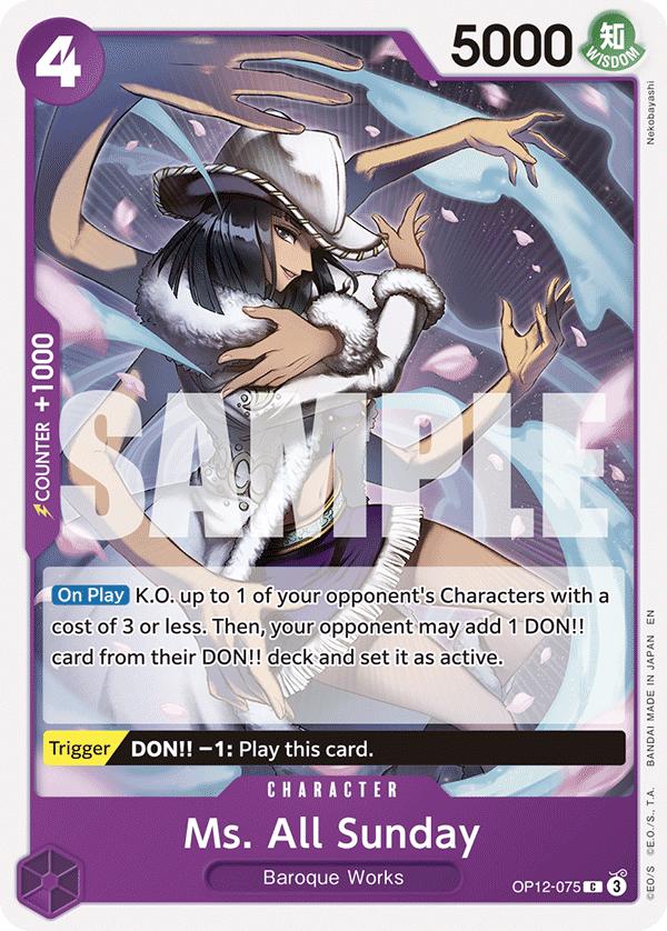 Ms. All Sunday, Legacy of the Master #075 Pokémon card