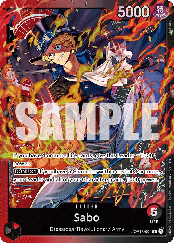 Sabo, Carrying on His Will #004 Pokémon card