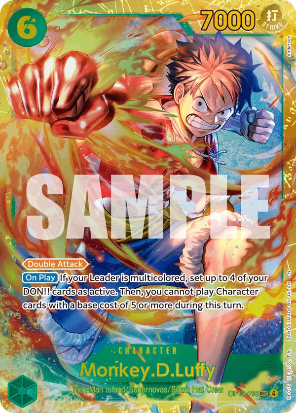 Monkey.D.Luffy, Carrying on His Will #118 Pokémon card