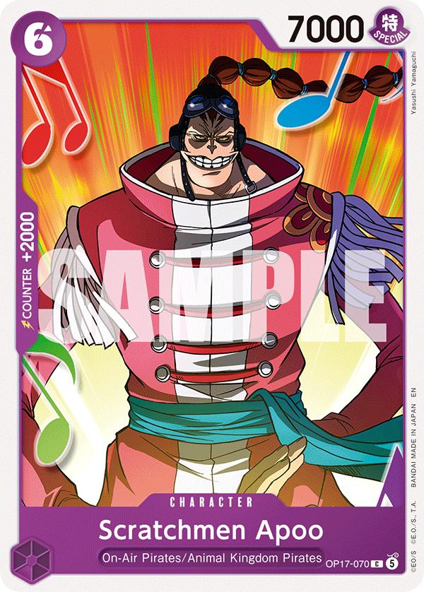 Scratchmen Apoo, the World's Strongest Warriors #070 Pokémon card