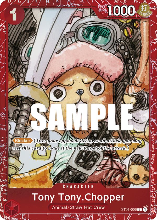 Tony Tony.Chopper, Straw Hat Crew #006 Pokémon card