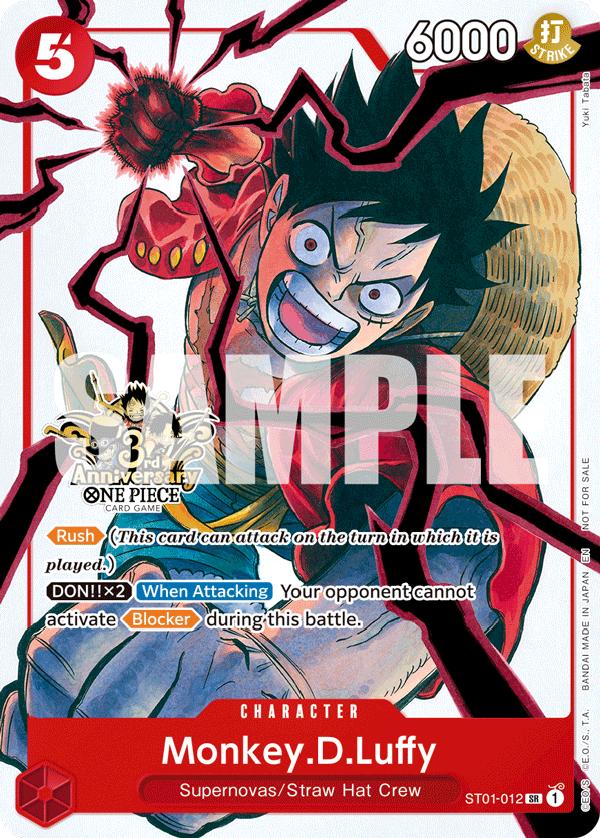Monkey.D.Luffy, Straw Hat Crew #012 Pokémon card