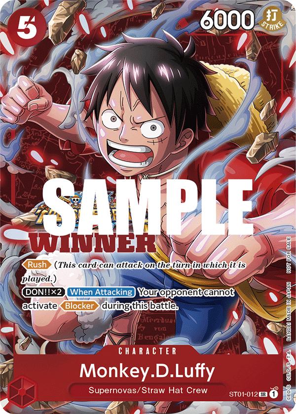 Monkey.D.Luffy, Straw Hat Crew #012 Pokémon card