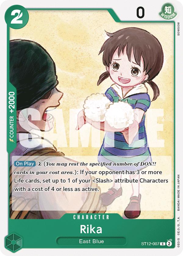 Rika, Zoro & Sanji #007 Pokémon card
