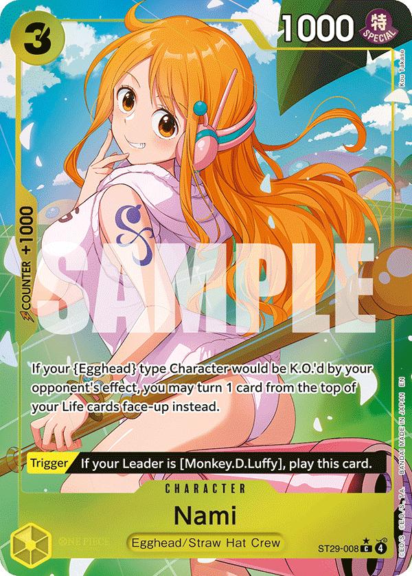 Nami, Egghead #008 Pokémon card